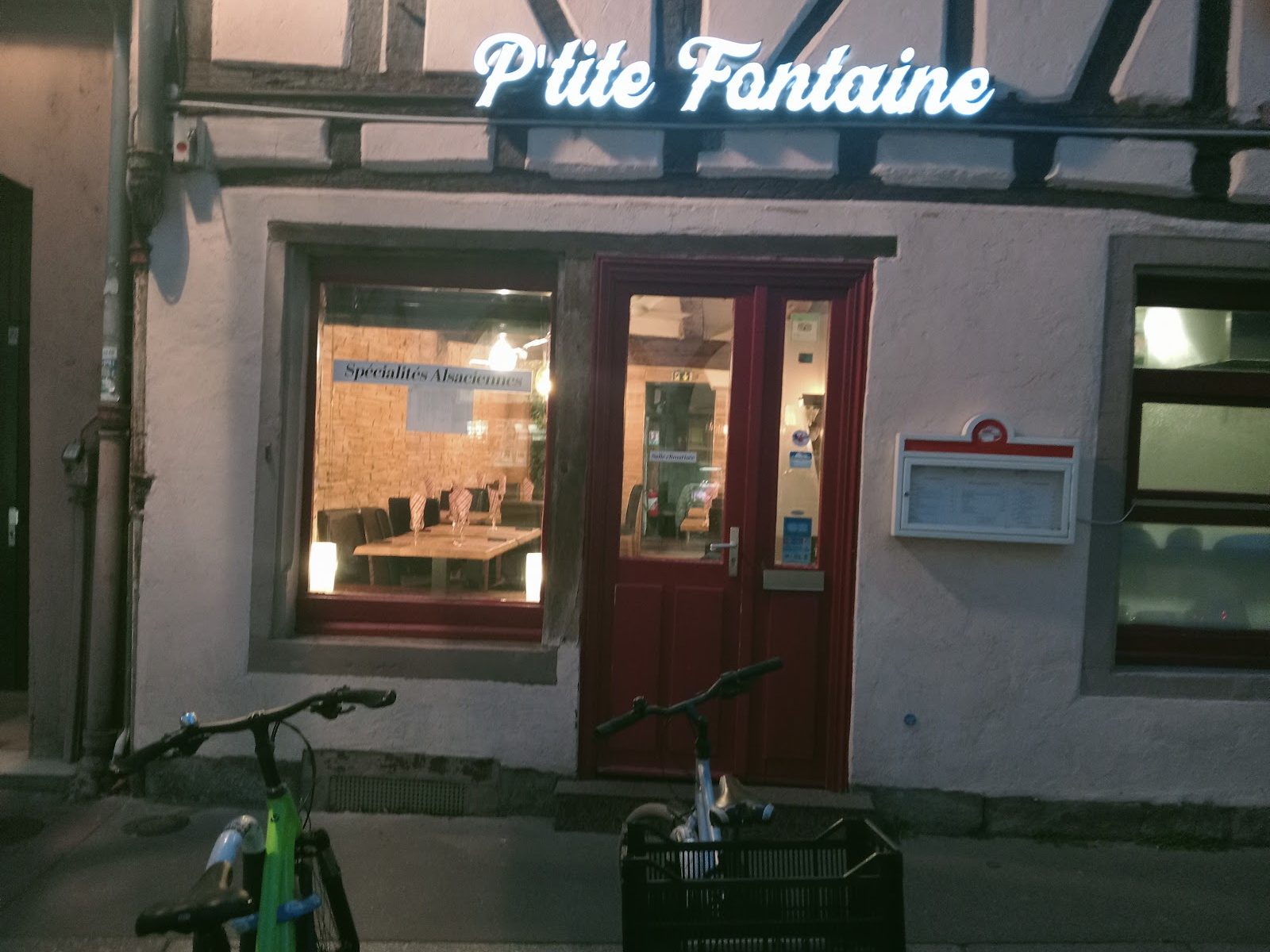 P'tite-Fontaine, restaurant à Strasbourg